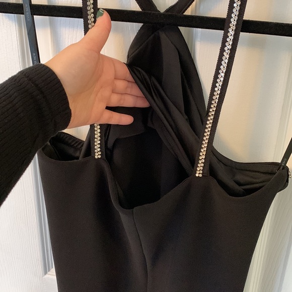 EVER NEW fitted halter black dress - Picture 7 of 9